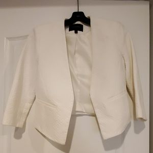 Cropped White blazer